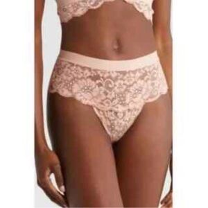 Hah x free People Floral Lace Women's Panties in Blush NWT